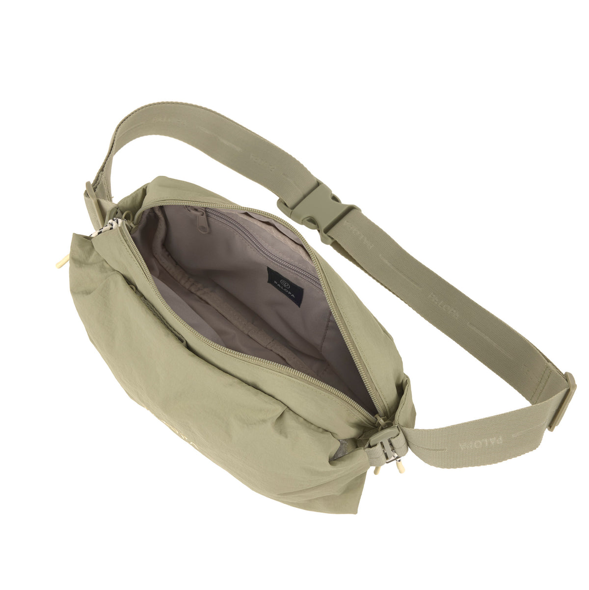 PALOPA Hunde Leckerlibeutel Nerki Crinkled Pale Olive Gassitasche mit Handyfach