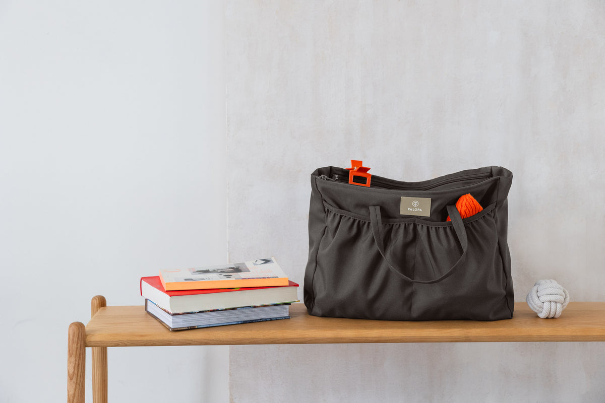 PALOPA Multitalent Organizer Jari Anthrazit Reisen mit Hund Tasche für Hundezubehör