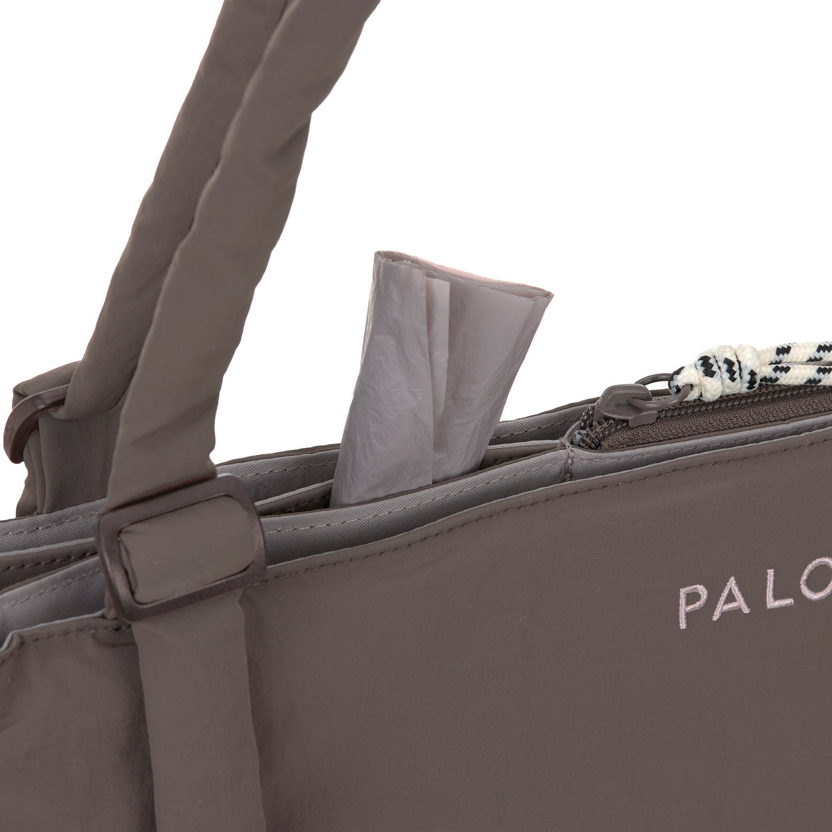 PALOPA Shopper Bag Torbi Crinkled Chocolate Gassitasche Hund Kotbeutelspender