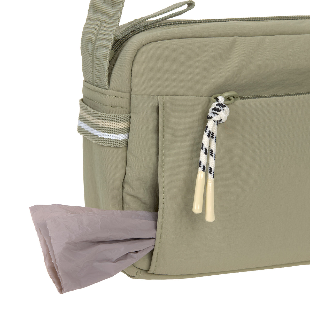 PALOPA Square Bag Noka Crinkled pale olive Leckerlitasche waschbar