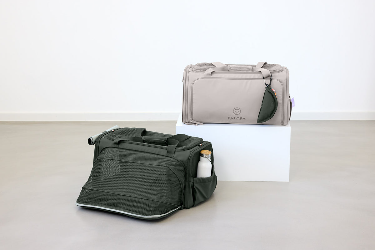 PALOPA Travel Carrier Bag Benno Taupe Hundereisetasche