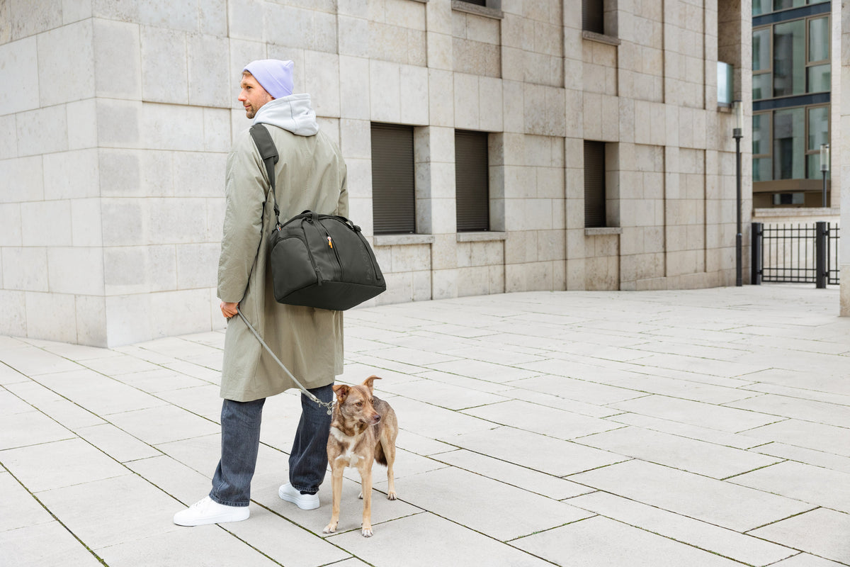 PALOPA Weekender Tokano Dunkelgrün Reisetasche Hund Tragetasche Hund 