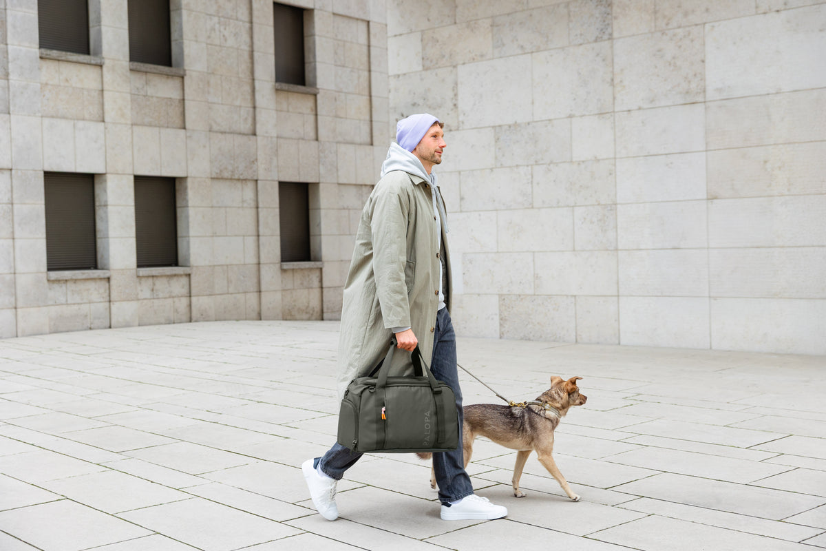PALOPA Weekender Tokano Dunkelgrün Reisetasche für Hunde 