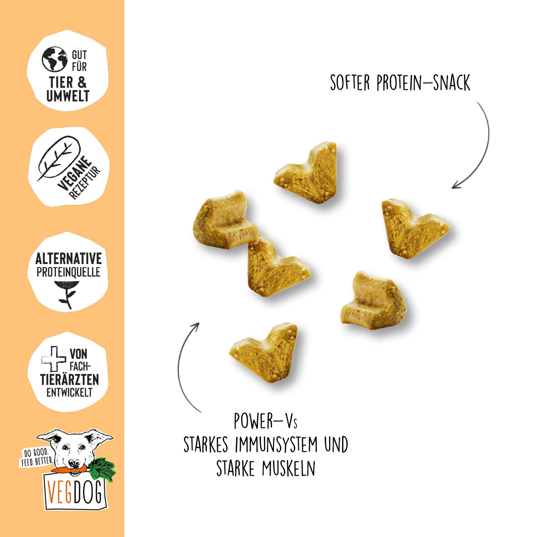 VEGDOG VEGGIES immune Hundeleckerli für Allergiker geeignet