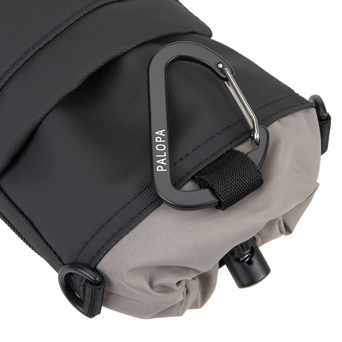 PALOPA Flaschen- und Leckerlitasche Boudi Schwarz Gassibag waschbar