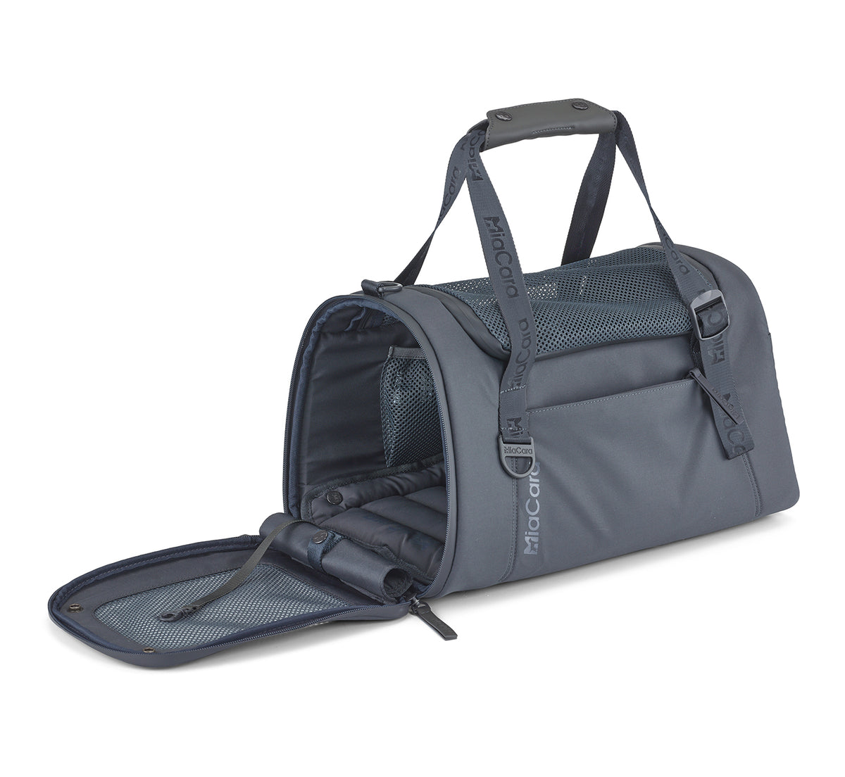 MiaCara Volata Flugreisetasche Asphalt Hundereisetasche Flugzeug